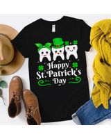 Dentist Happy St Patricks Day Dental Assistant Tooth Dentist Shirt Unisex Standard T-Shirt black s